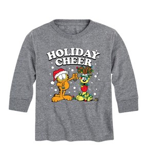 Boys' - Garfield - Feliz Navi Dog Long Sleeve Graphic T-Shirt - 1 of 4