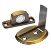 Unique Bargains Zinc Alloy Magnetic Floor Door Stop with Self Adhesive and Screw Mount - 4 of 4