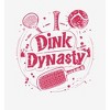 Pickleball "Dink Dynasty" Adult Long Sleeve Hoodie - 2 of 2