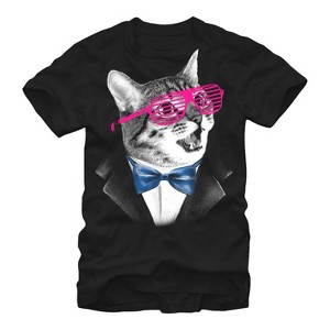 Men's Lost Gods Cool Prom Cat T-Shirt - 1 of 4