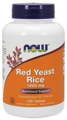 Red Yeast Rice Extract 1200 mg by Now Foods  -  120 Tablet