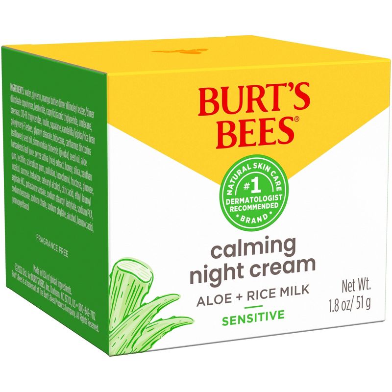 Burt's Bees Night Cream for Sensitive Skin - 1.8oz, 4 of 18