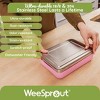 WeeSprout 18/8 Stainless Steel Bento Box - 3 Compartment Lunch Box, for Kids & Adults - 4 of 4