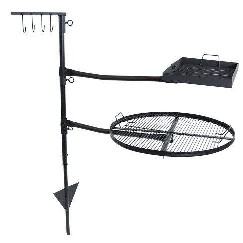 Folding Barbecue Grill ​Portable Outdoor Cooking Over Fire Grate BBQ Net  Rack