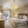 CityFurn 31" Modern Brass Alabaster Round Chandelier for Dining Room - 2 of 4
