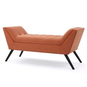 NicBex Modern 52" Bedroom Bench Accent Stools with Armrests and Button Tufted for Bedroom and Entryway - 1 of 4