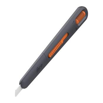 Slice 10474 Adjustable Slim Pen Cutter | Portable, Retractable Safety Knife with Finger-Friendly Ceramic Blades