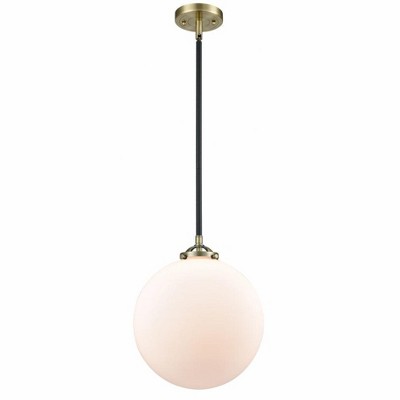 Beacon - 1 Light Stem Hung Mini Pendant In Industrial Style-13.38 Inches Tall and 12 Inches Wide