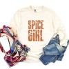 Spice Girl Block Distressed - Women's Garment Dyed Long Sleeve Graphic T-Shirt - 2 of 4
