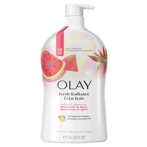 Olay Fresh Outlast Notes of Watermelon & Agave Body Wash - 33 fl oz - 1 of 4