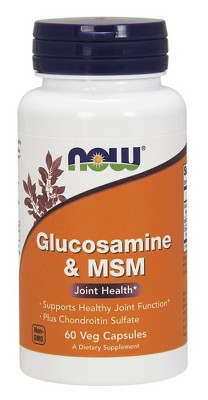Glucosamine/Chondroitin/MSM 750mg/250mg by Now Foods  -  60 Capsule