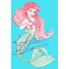 Girl's The Little Mermaid Ariel Watercolor Crop T-Shirt - 2 of 3