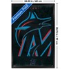 Trends International MLB Miami Marlins - Logo 25 Framed Wall Poster Prints - 3 of 4