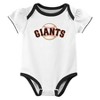 MLB San Francisco Giants Infant Girls' 3pk Bodysuit - 2 of 4