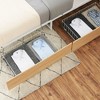 Bed Frame with 4 Drawers, Platform Bed Frame with Headboard, Strong Metal Platform Non-Slip Without Noise Mattress Foundation - 4 of 4