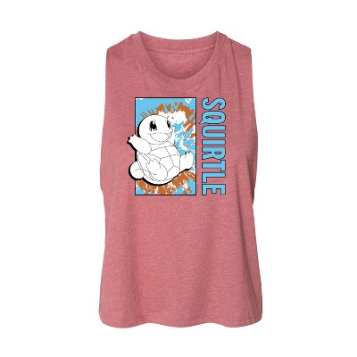 Women's - Pokémon - Tie Dye Squirtle Graphic Racerback Tank