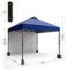 10x10 Pop Up Canopy with Sidewalls for Outdoor, Portable Outdoor Canopy with One Push Setup, Easy Set-Up Waterproof Pop Up Tent for Outdoor Party - 3 of 4