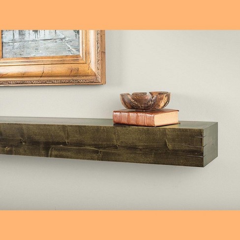 Mantels Direct Wallace 72-inch Floating Wood Fireplace Mantel