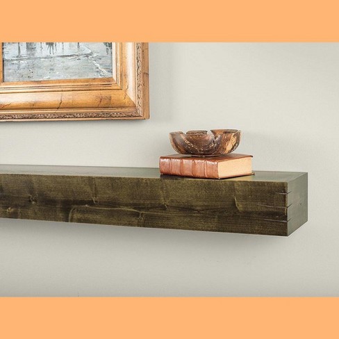 Mantels Direct Wallace Floating Wood Fireplace Mantel Shelf Target