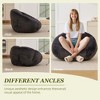 MOONMISS Faux Fur  Comfy Large Beanbag Chair with Filler,Floor Sofa, Accent Couch for Living Room Bedroom Game Room - 3 of 4
