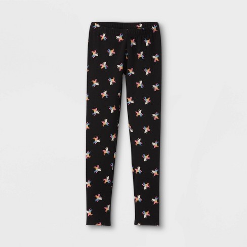 Girls' Unicorn Leggings - Cat & Jack™ Black Xxl : Target