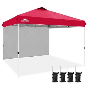 EAGLE PEAK 12x12ft Pop Up Canopy with One Sidewall, Easy Setup Event Instant Tent - 1 of 4