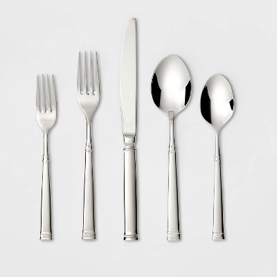 20pc Stainless Steel Hartford Silverware Set - Threshold™