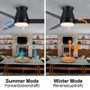 Bella Depot 48" Black Lowe Profile Ceiling Fan with Light - 4 of 4