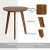 MH London Wandsworth  18" Solid Wood End Table Triangle Top - 4 of 4
