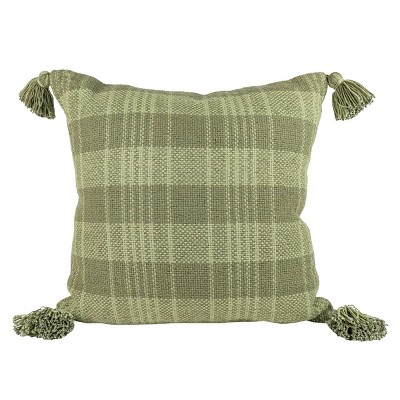 Foreside Home and Garden 18x18 Hand Woven Aleks Pillow