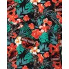 Jurassic Park Men's Velociraptor Dinosaur Floral Hawaiian Button Up Shirt Adult - 2 of 4