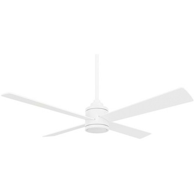 54" Minka Aire Falco Flat White LED Indoor Ceiling Fan