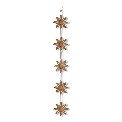 tagltd Sun Rain Chain Downspout Outdoor Use, 102 inches
