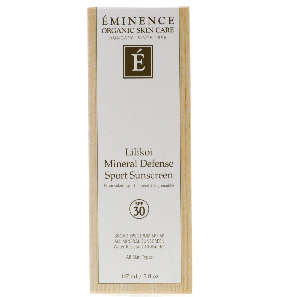 Eminence Lilikoi Mineral Defense Sport Sunscreen SPF30, 5 oz