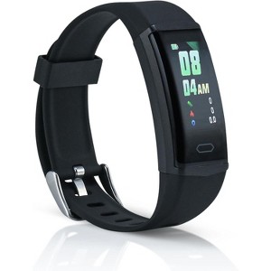 Zewa® Fitness Activity Tracker, Heart Rate Monitor, Free Pro App, Step Counter, Sleep Tracker, Remote Camera Support, Notifications & Alarms - 1 of 4