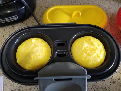 Hamilton Beach Egg Cooker, Egg Bites Maker & Poached Egg Maker, 2 Egg  Capacity, Yellow Lid Model 25505 
