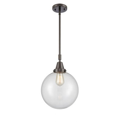 Beacon - 1 Light Stem Hung Mini Pendant In Industrial Style-14.13 Inches Tall and 10 Inches Wide