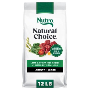 Nutro Natural Choice Lamb and Brown Rice Flavor Adult Dry Dog Food - 1 of 4