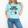 Simply Sage Market I Carry Monsters Purse Boxy Crop Top - 2 of 4