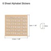 Unique Bargains 3D Small Self-Adhesive 1 to 9  Number Resin Stickers 6 Sheets - 2 of 4