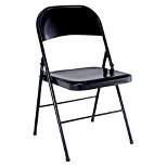 Steel Folding Chair Black - PDG