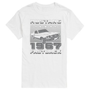 Men's - Ford - Mustang Fastrack 1967 Stars and Stripes Short Sleeve Graphic T-Shirt - 1 of 4