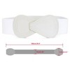 INSPIRE CHIC Women's Interlock 8-shaped Faux Leather Buckle Elastic Belt 1 Pc - 3 of 4