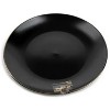 LunaLulinlk (2 pack) Stoneware Dinner Plate, Black Onyx Collection - 2 of 4