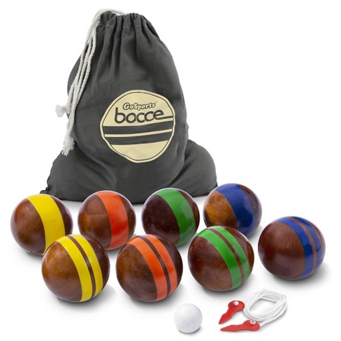 GoSports 100mm Hardwood Bocce Set –