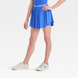Girls' Flowy Woven Skort - All in Motion™ - 1 of 3