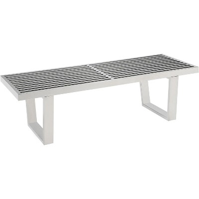 Modway Sauna 4 Stainless Steel Bench