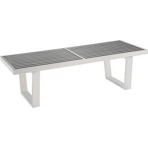 Modway Sauna 4 Stainless Steel Bench - 1 of 4