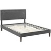 Modway Josie Queen Fabric Platform Bed with Squared Tapered Legs - 2 of 3