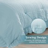 BAGOKIE 2/3PCS Bedding Set for All Season with Ruffle Comforter and Pillowsham - 4 of 4